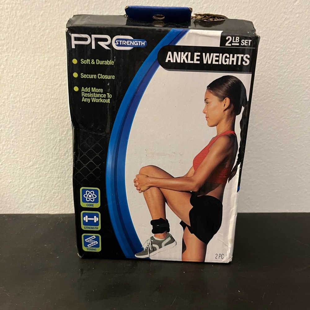 Pro Strength Ankle Weights 2lb Set